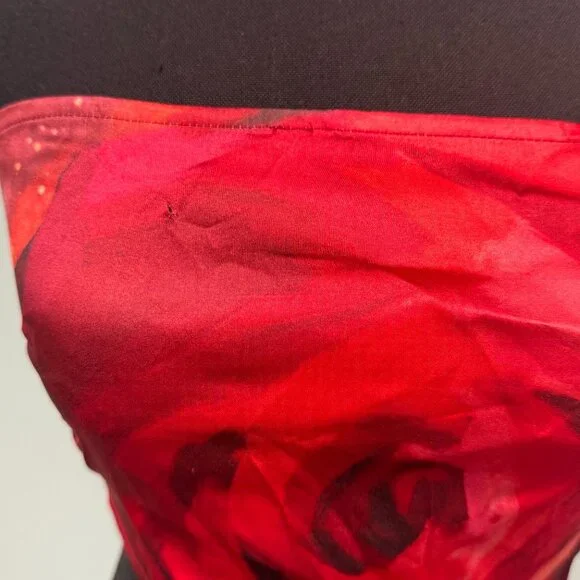 Kim Shui scarf top in rose size S. - Picture 4 of 8